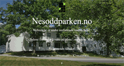 Desktop Screenshot of nesoddparken.no