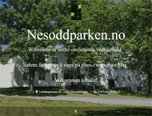 Tablet Screenshot of nesoddparken.no